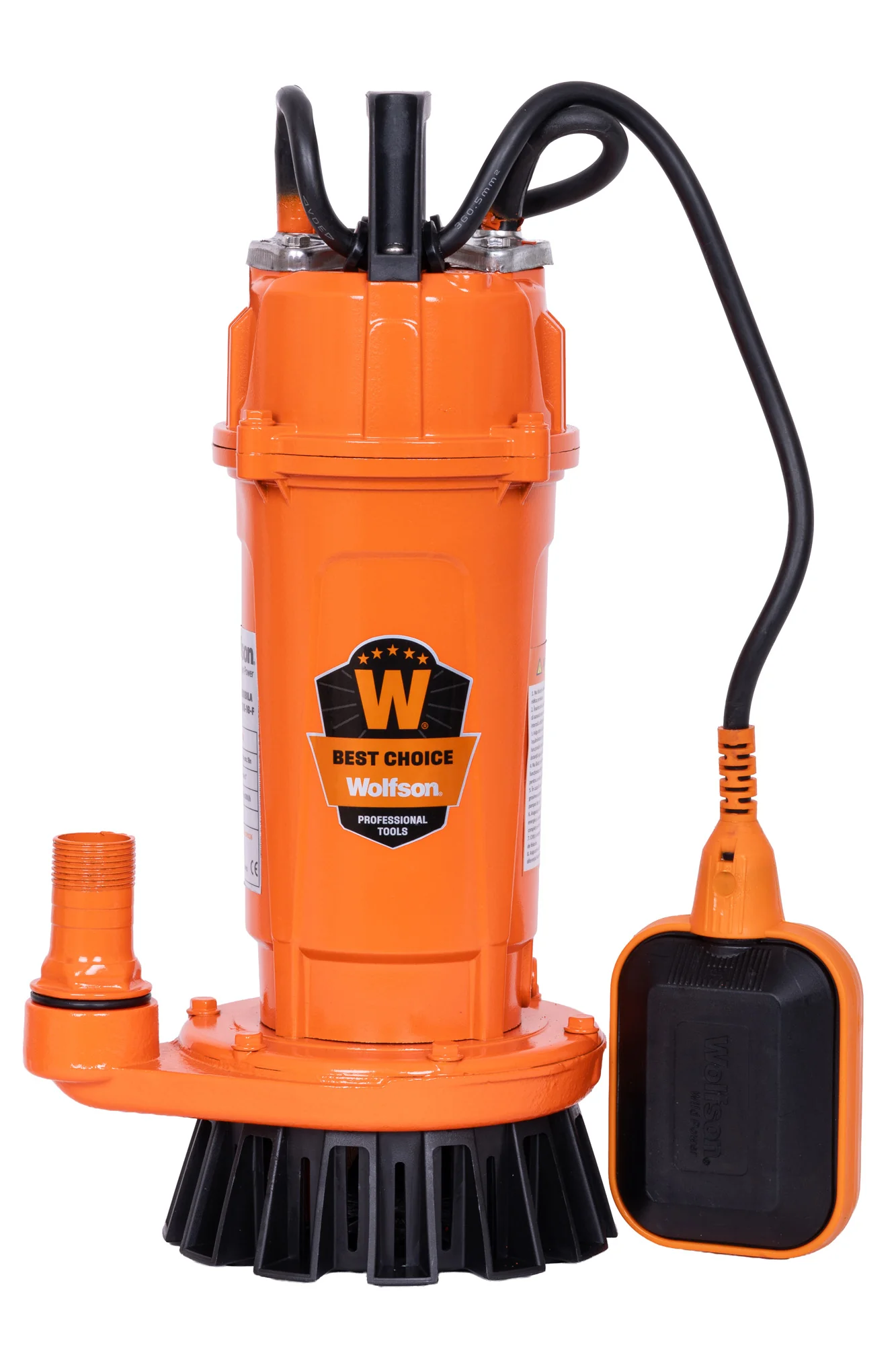 Pompă Submersibilă Apă Curată 370W, Debit 3000 lh, Refulare 16m, Corp Fontă cu Flotor (2)