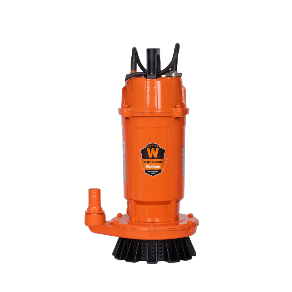 Pompă Submersibilă Apă Curată Wolfson QDX 20 F – 550W, Debit 3000 lh, Refulare 20m, Plutitor inclus