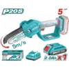 Fierastrau pe acumulator Total, 20V, lama 13 cm + Acumulator si Incarcator