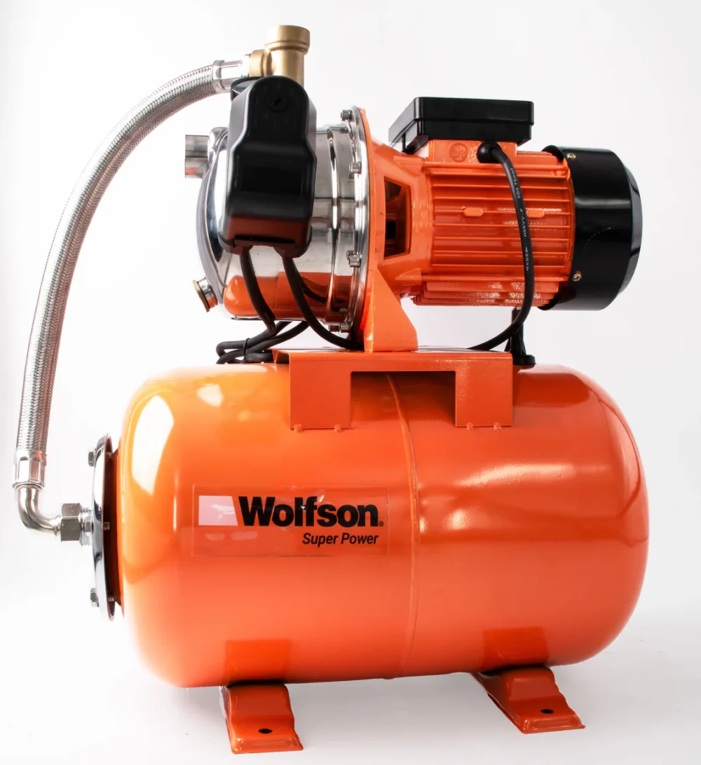 Hidrofor Wolfson 800 3C Inox, Vas 24L   800W, Absorbtie 9m, Debit 3200 lh (1)