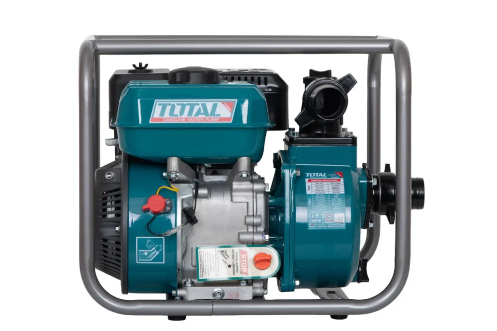 Motopompa TOTAL TP3202, 2 inch   7CP, Absorbtie 8m, Debit 33000 lh, constructie robusta din otel pentru utilizare industriala intensa (1)