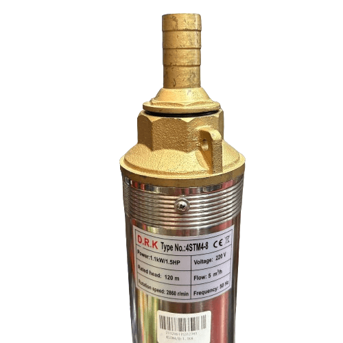 Pachet Pompa Submersibila DRK 4STM4 8 – 1.8 kW, 5 m³h, cu Presostat Electronic PC 13a inclus