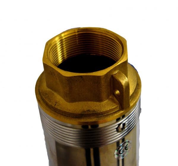 Pompă Submersibilă cu Turbină DRK 4STM10 12 – 1.8kW (2.5CP), 14.4 m³h, cu Protecție Termică și 12 Turbine