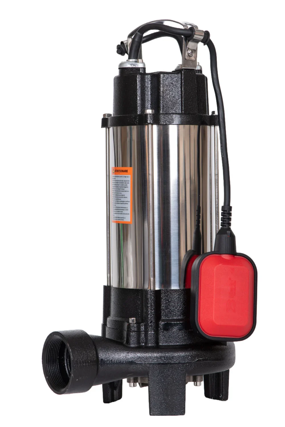 Pompa submersibila de apa murdara Blade WQW 1500D F PRO   1100W, Absorbtie 14m, Debit 25000 lh, tocator integrat pentru fose septice (1)