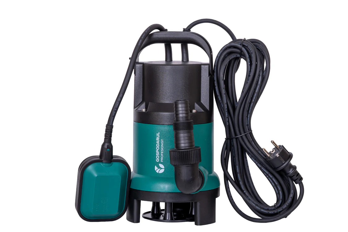 Pompa submersibila de apa murdara GP QDP 400 F 400W, Absorbtie 5m, Debit 7500 lh, Turbina din fonta (4)