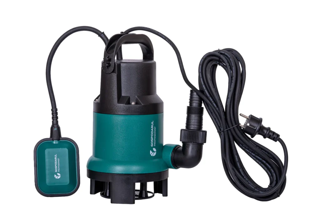 Pompa submersibila de apa murdara GP QDP 400 F 400W, Absorbtie 5m, Debit 7500 lh, Turbina din fonta (5)