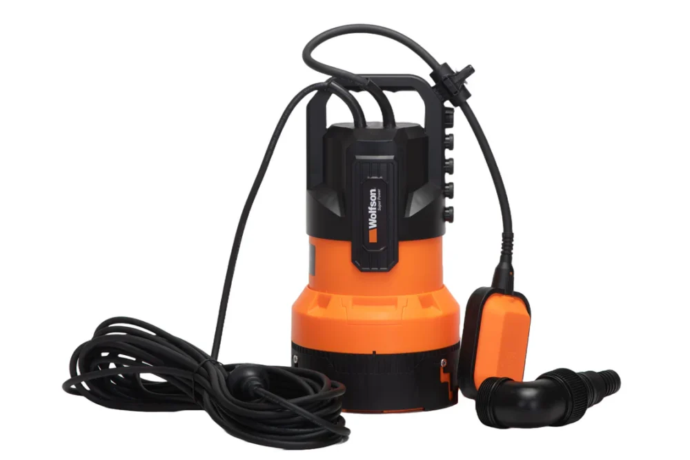 Pompa submersibila de apa murdara WOLFSON 3 in 1   450W, Absorbtie 6m, Debit 12000 lh, sistem de reglaj pe 3 trepte de inaltime (2)