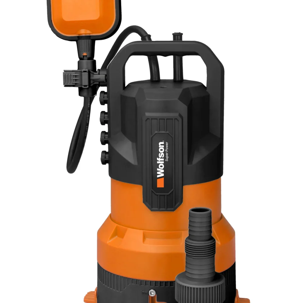 Pompa submersibila de apa murdara WOLFSON 3 in 1   850W, Absorbtie 11m, Debit 20.000 lh, reglaj pe 3 trepte de inaltime (1)