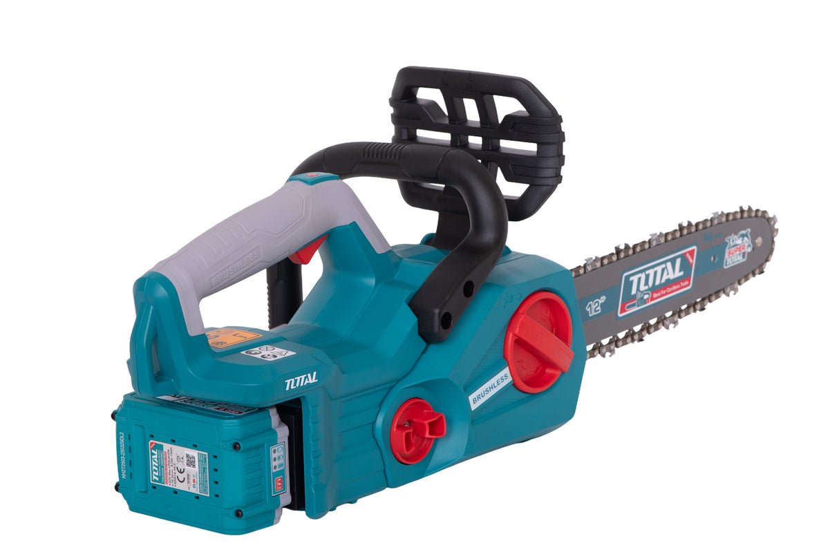 drujba motofierastrau pe acumulator total 20v lama 30 cm acumulator si incarcator 5