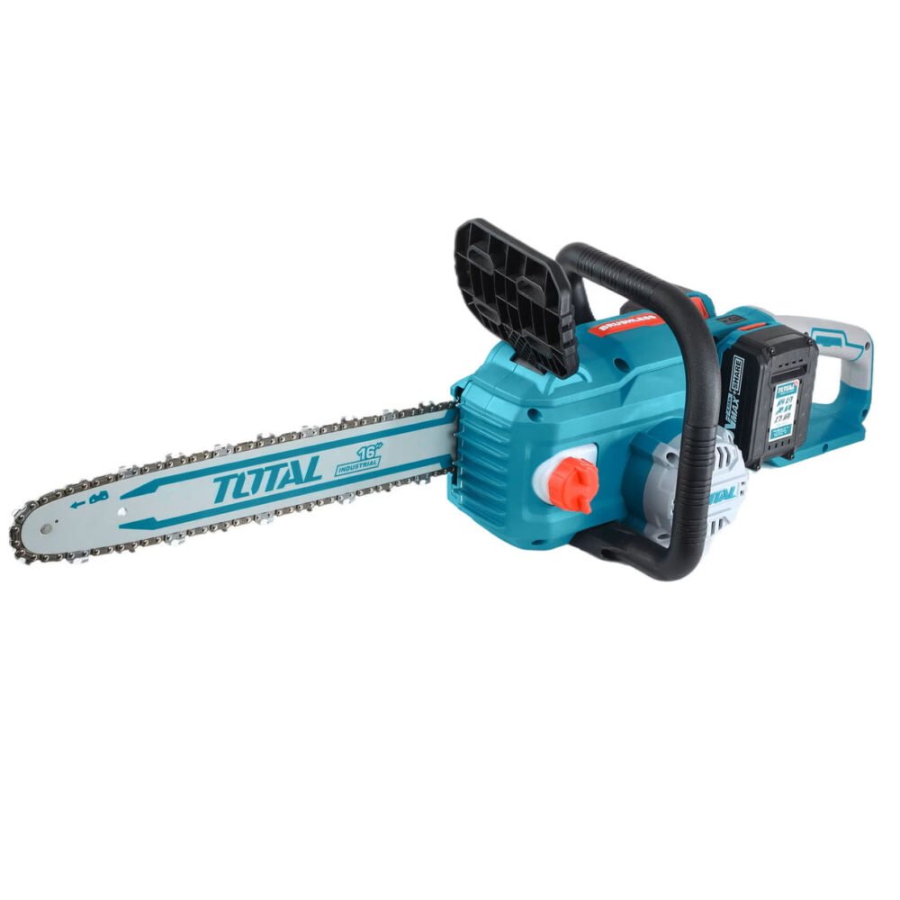 drujba motofierastrau pe acumulator total 40v lama 40 cm acumulator si incarcator 1