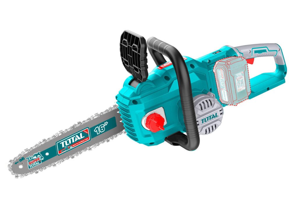 drujba motofierastrau pe acumulator total 40v lama 40 cm fara acumulator si incarcator 1