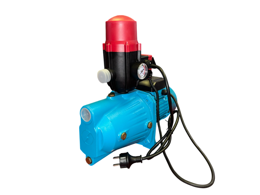 pompa de apa de suprafata drk jet100l cu presostat electronic pc 13ab 0.75 kw debit max 8m3h 1