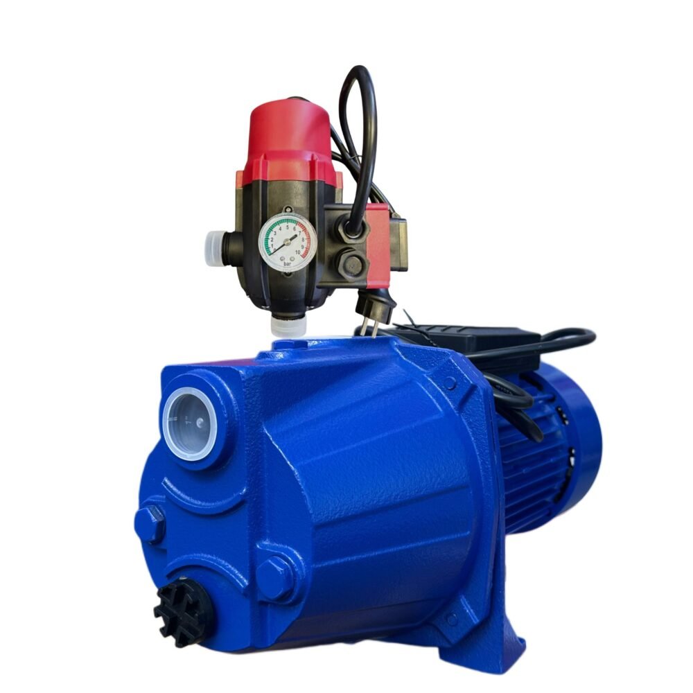 pompa de apa de suprafata drk jet110s cu presostat electronic pc 13ab 1100w debit max 60 lmin 1
