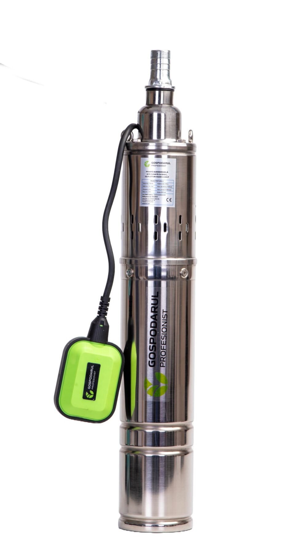 pompa submersibila apa curata gospodarul profesionist 4qgd 1100 f 1100w cu plutitor debit 1980 lh 1