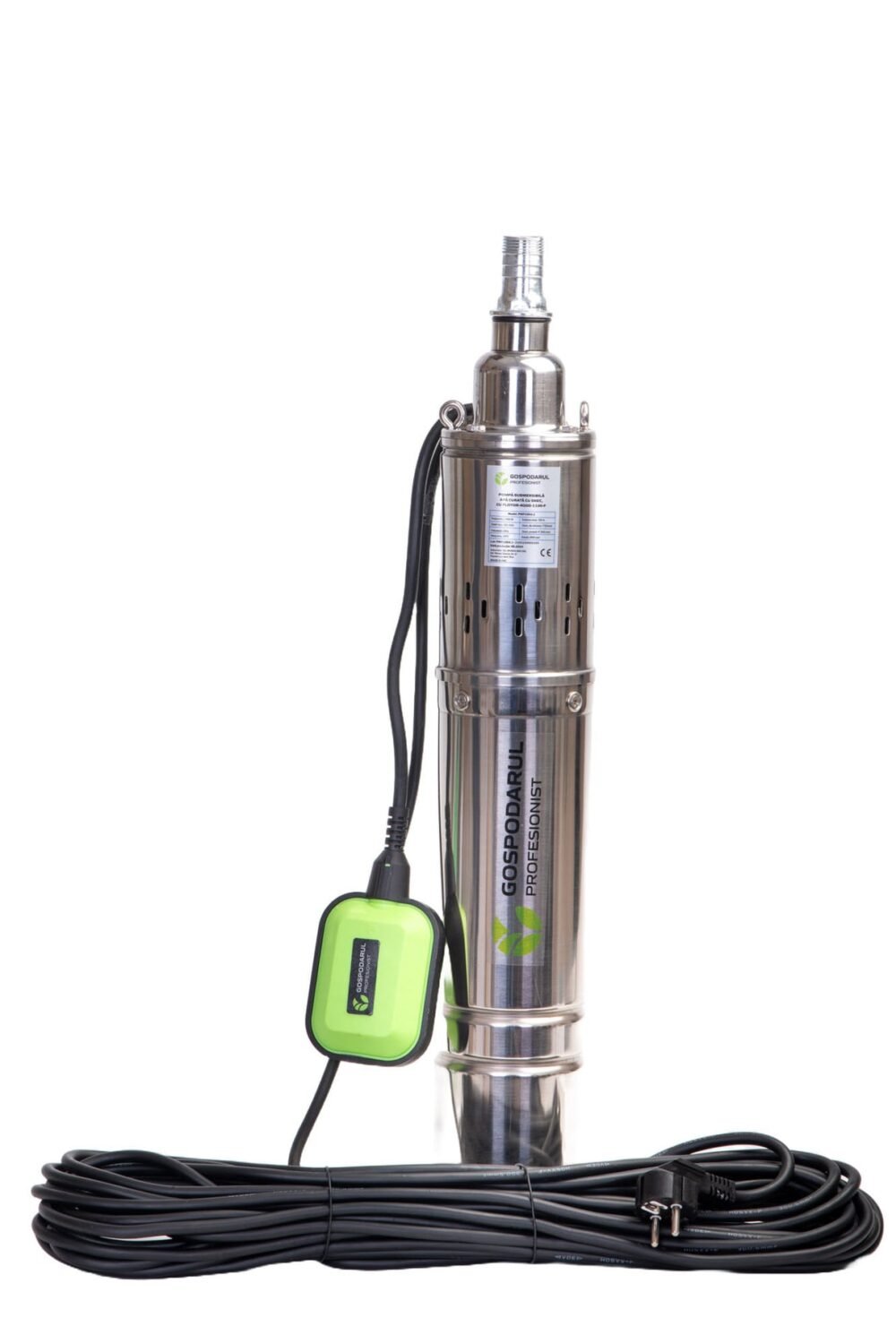 pompa submersibila apa curata gospodarul profesionist 4qgd 1500 f 1500w cu plutitor debit 3900 lh 2