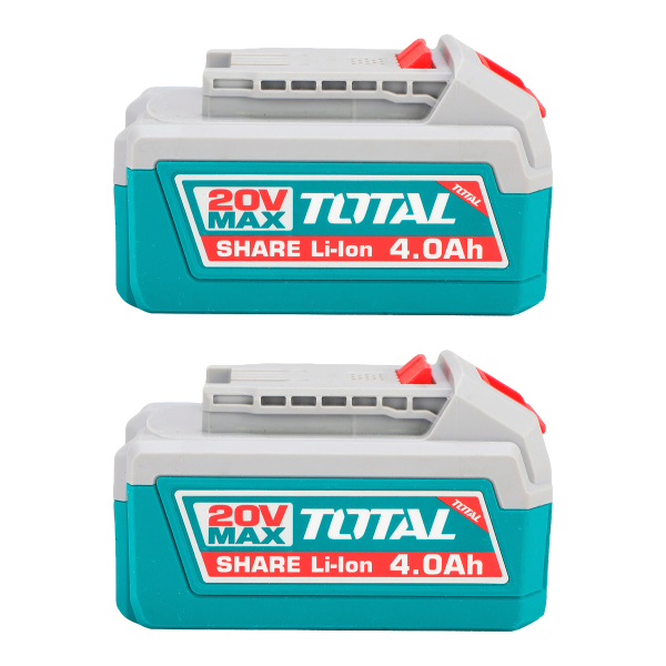 acumulator li ion total 20v 4ah pentru unelte din platforma p20s incarcator 2