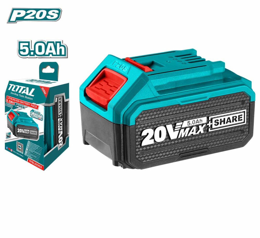 acumulator li ion total 20v 5ah pentru unelte electrice 1