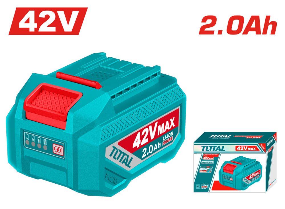 acumulator li ion total 42v 2.0ah pentru scule electrice 1