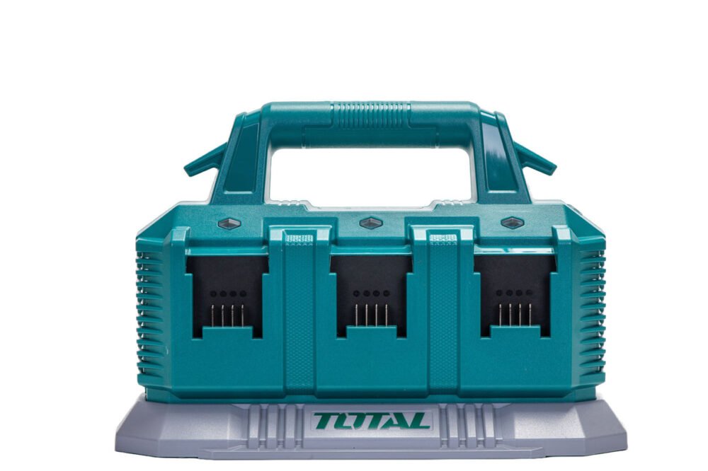 incarcator acumulator total 20v 4a pentru baterii li ion cu 6 porturi de incarcare secventiala 2
