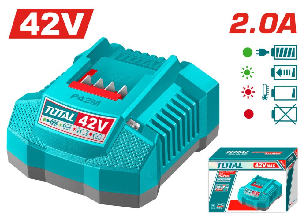 incarcator acumulator total 42v 2a pentru atelier sau pe santier 2
