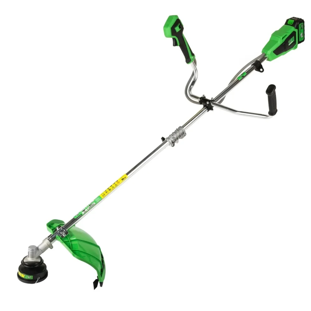 motocoasa electrica micul fermier 20v 2 acumulatori 4ah 3 viteze maner dublu brushless 1