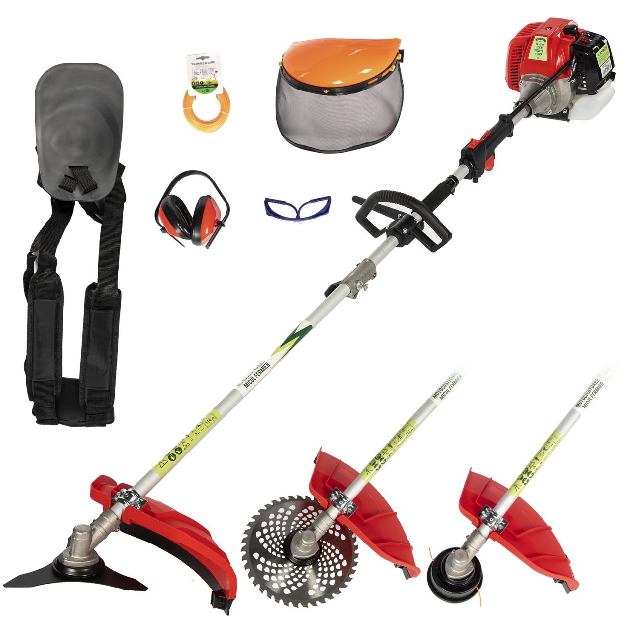 motocositoare csg 430k 476cp cu 7 accesorii 1