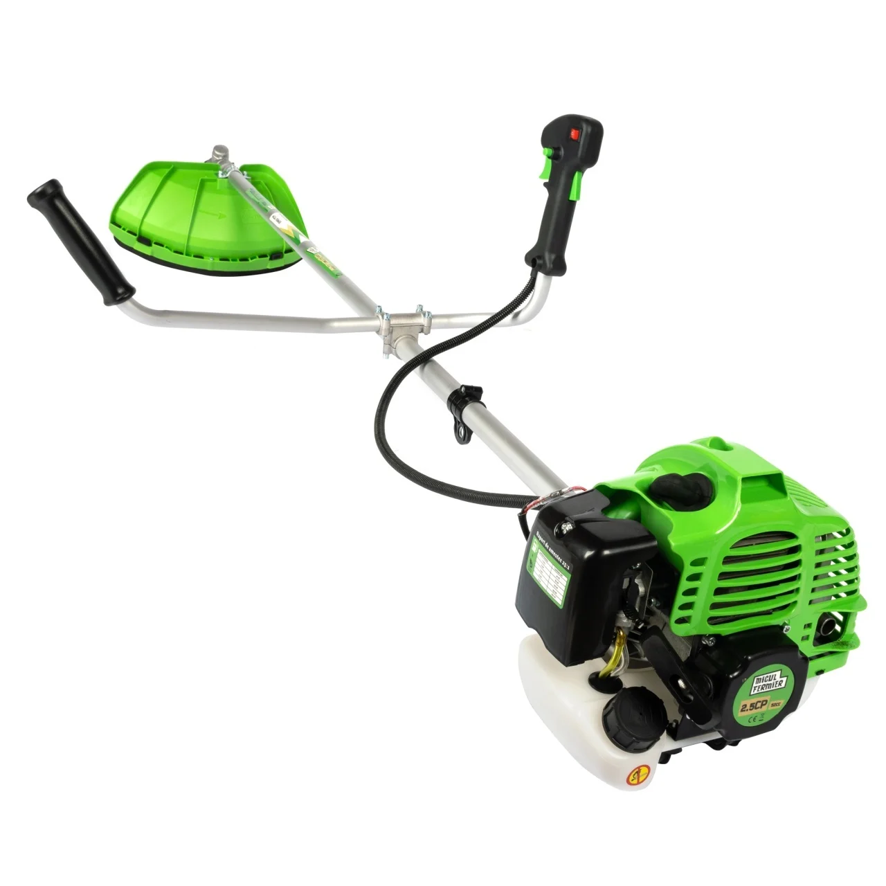 motocositoare micul fermier 25cp 52cc motor benzina 2t pornire rapida 3 accesorii tija 28mm 1