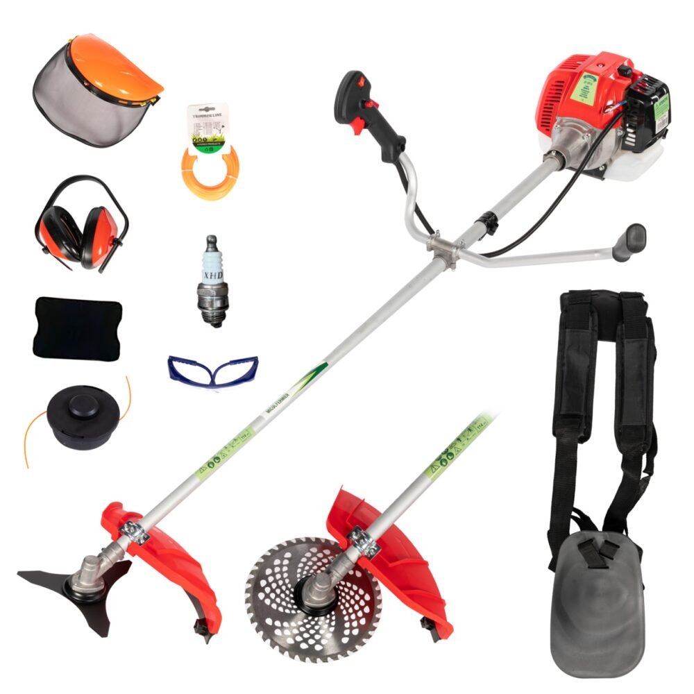 motocositoare pe benzina 712 cu 10 accesorii 52cc 2