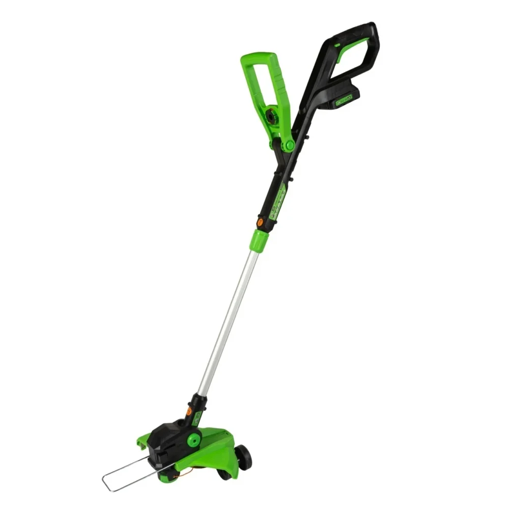trimmer electric micul fermier 20v 2 acumulatori 2ah cu roti brushless 1