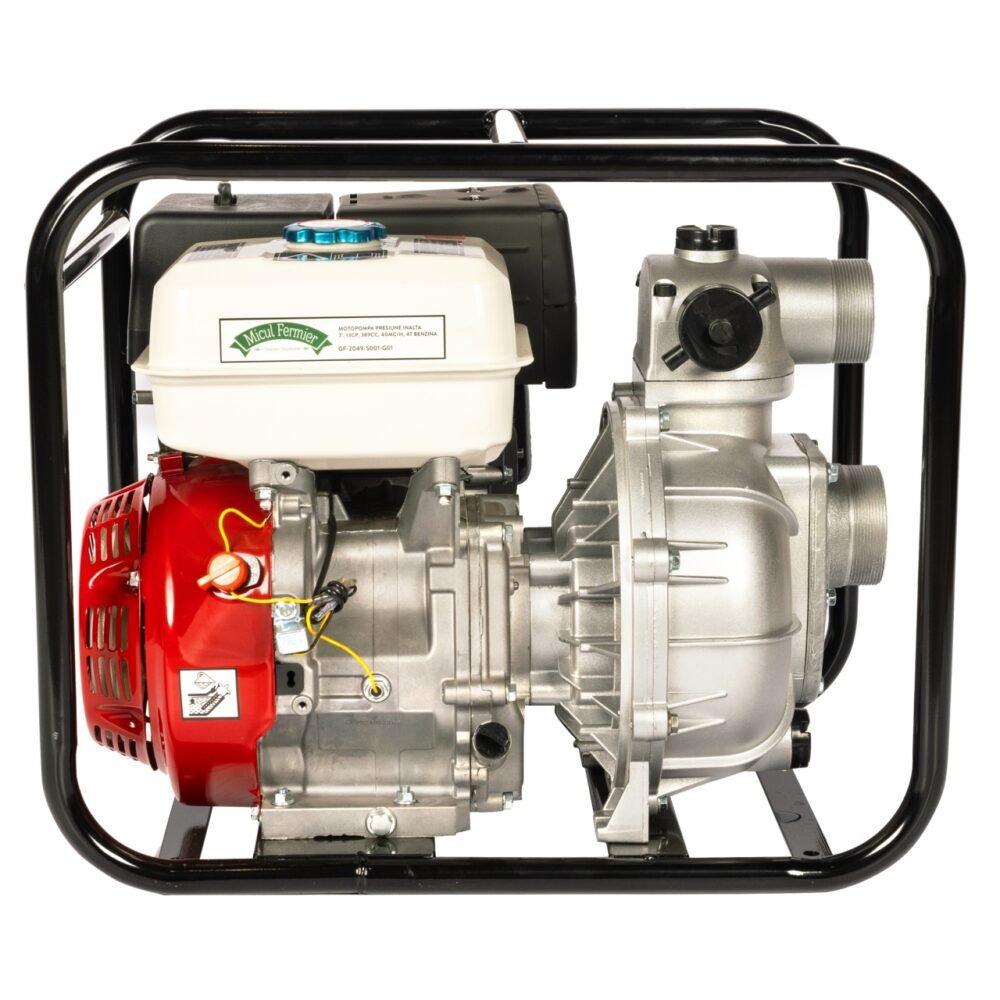 motopompa micul fermier 13cp 389cc benzina 4t racord 25 debit 40000lh 2