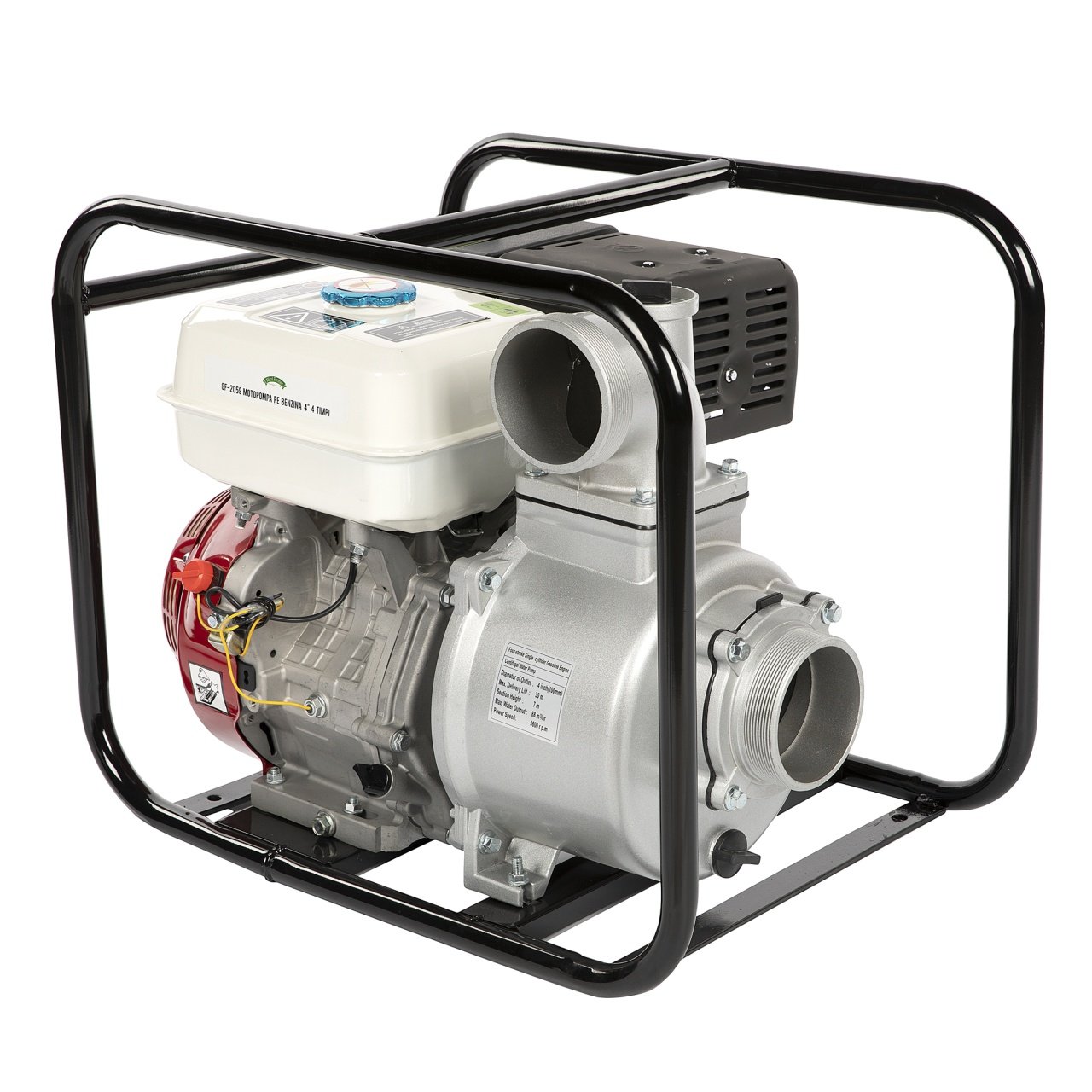 motopompa micul fermier 13cp 389cc benzina 4t racord 4 debit 80000lh 4