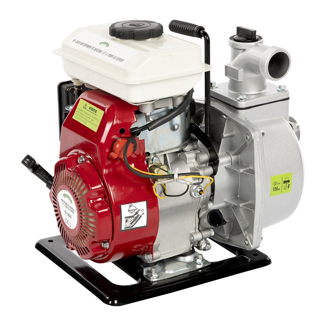 motopompa micul fermier 35cp 118cc benzina 4t racord 15 debit 18000lh 2