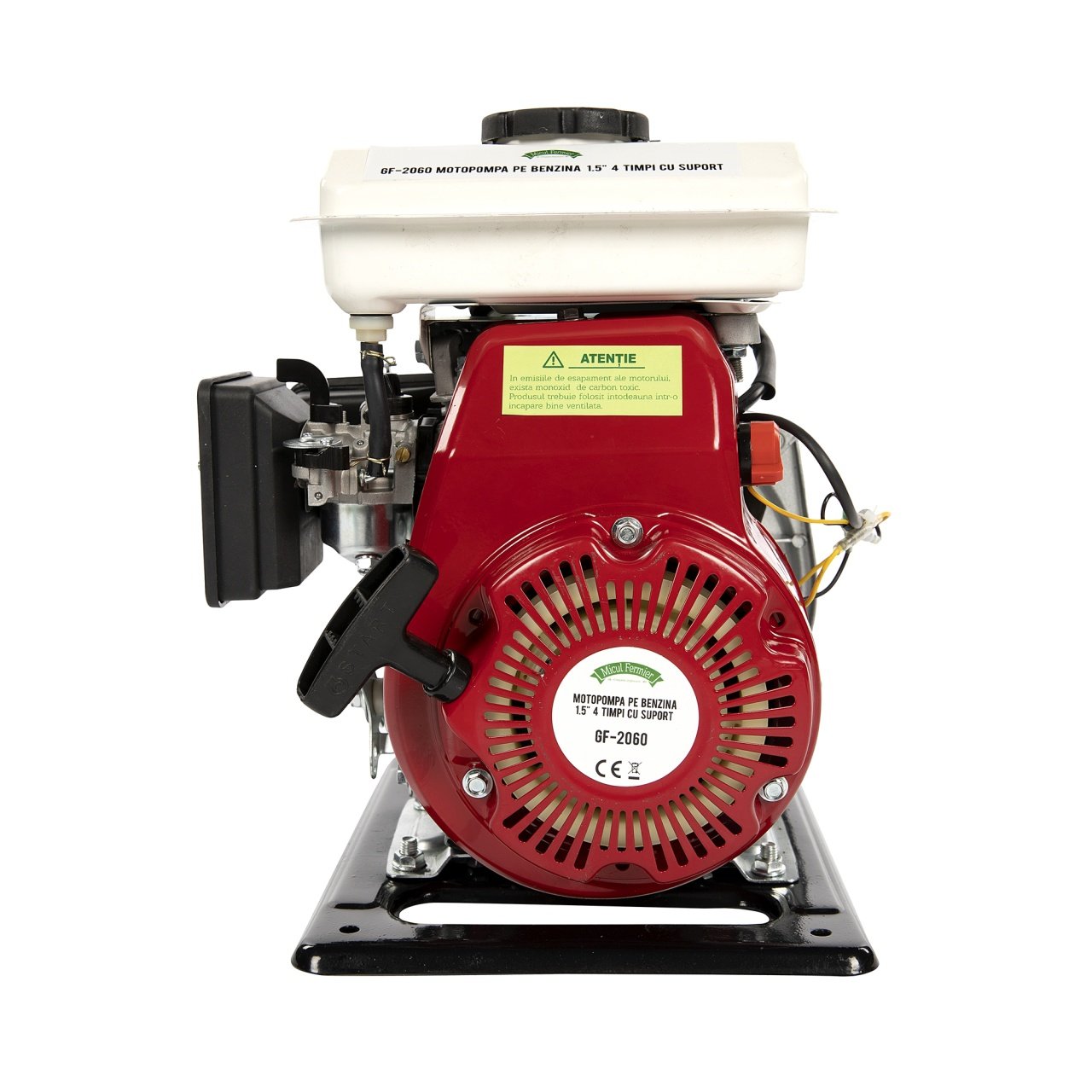 motopompa micul fermier 35cp 118cc benzina 4t racord 15 debit 18000lh 3