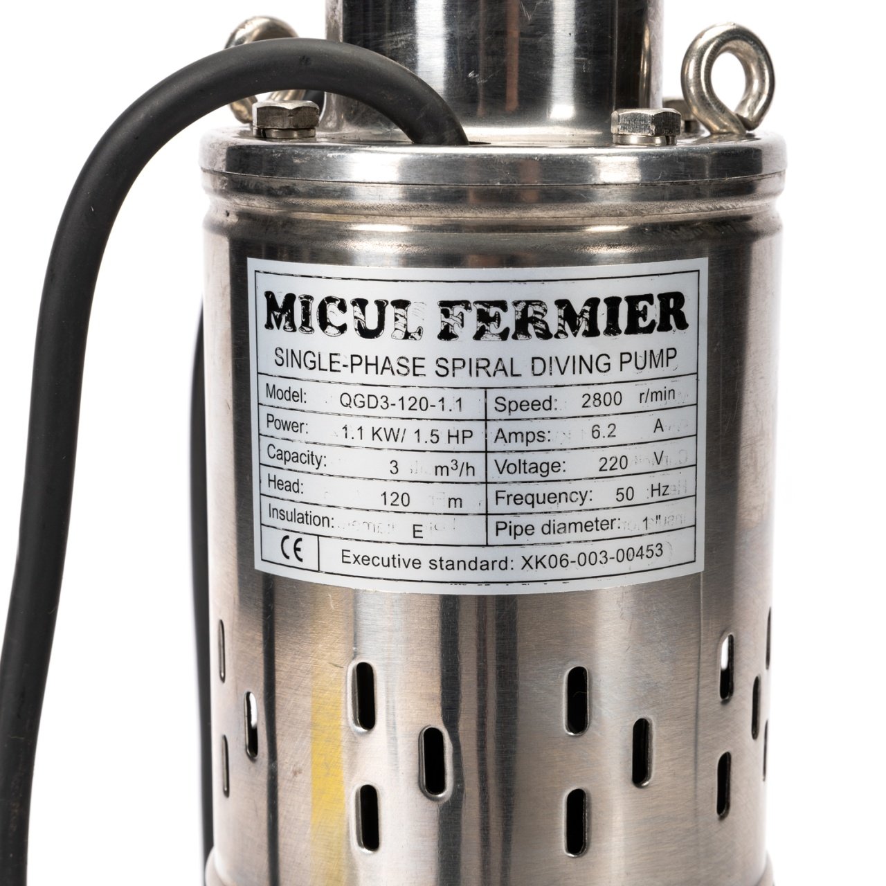 pompa apa submersibila 11kw 120m tun cu plutitor mf 5