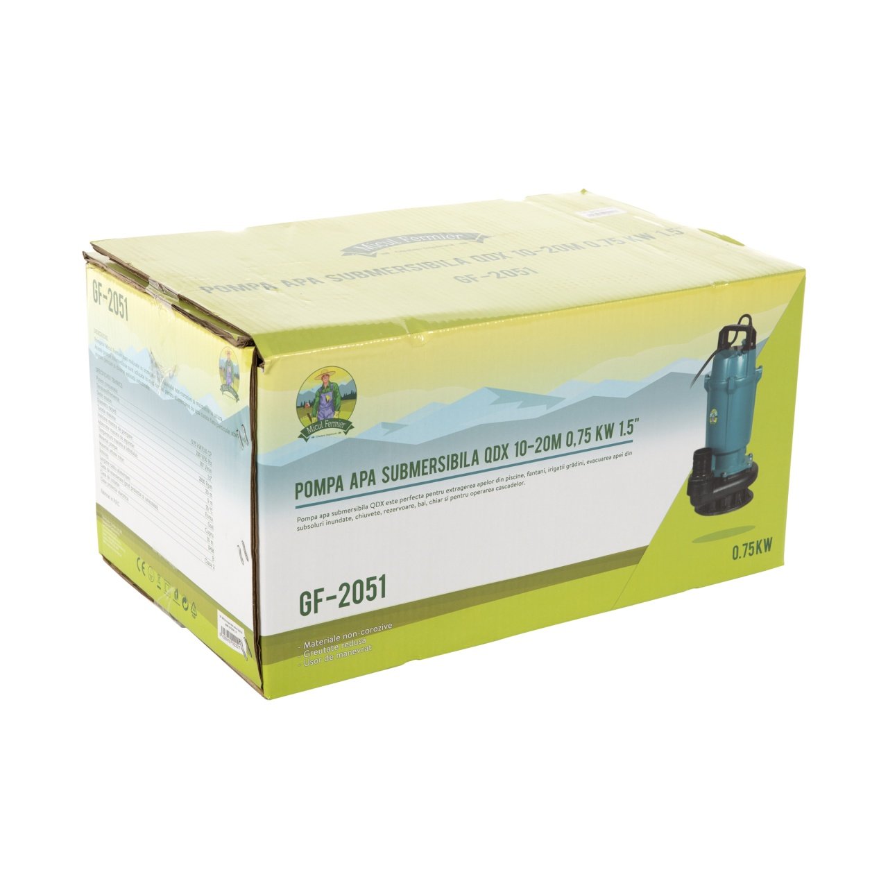 pompa apa submersibila qdx10 20m 075kw 15 7