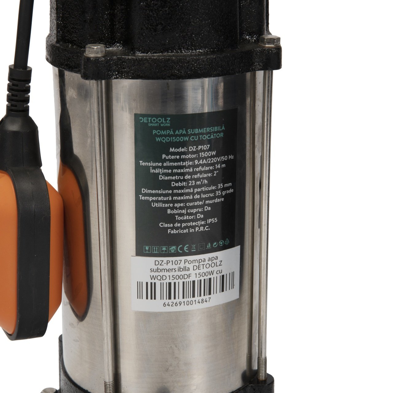 pompa apa submersibila wqd1500df 1500w cu tocator 4