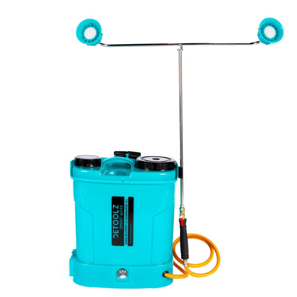 pompa de stropit cu acumulator detoolz 12l 2