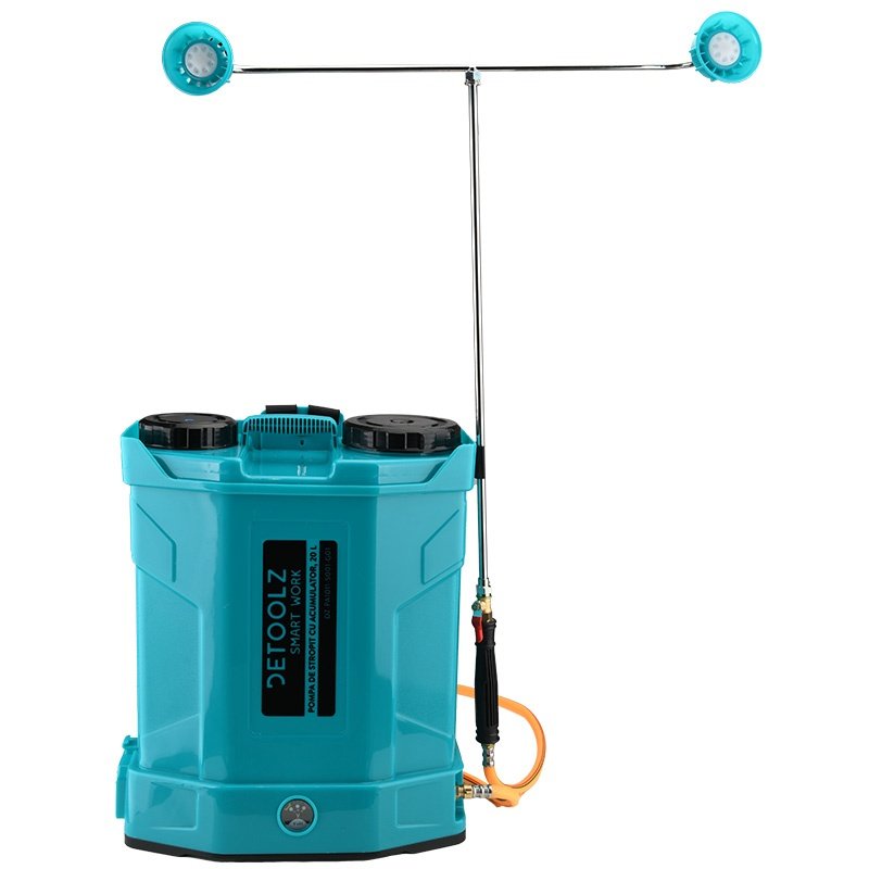 pompa de stropit cu acumulator detoolz 20l 2