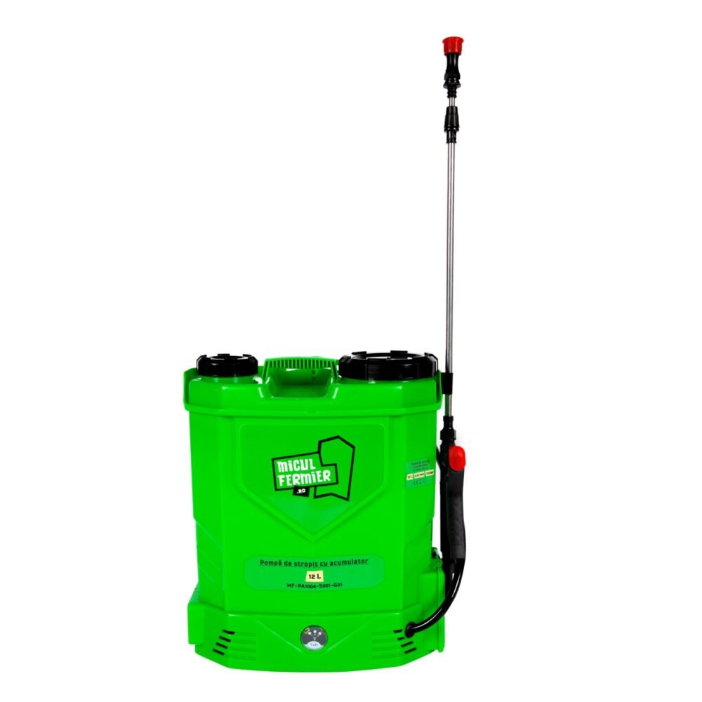 pompa de stropit cu acumulator micul fermier 12l 2