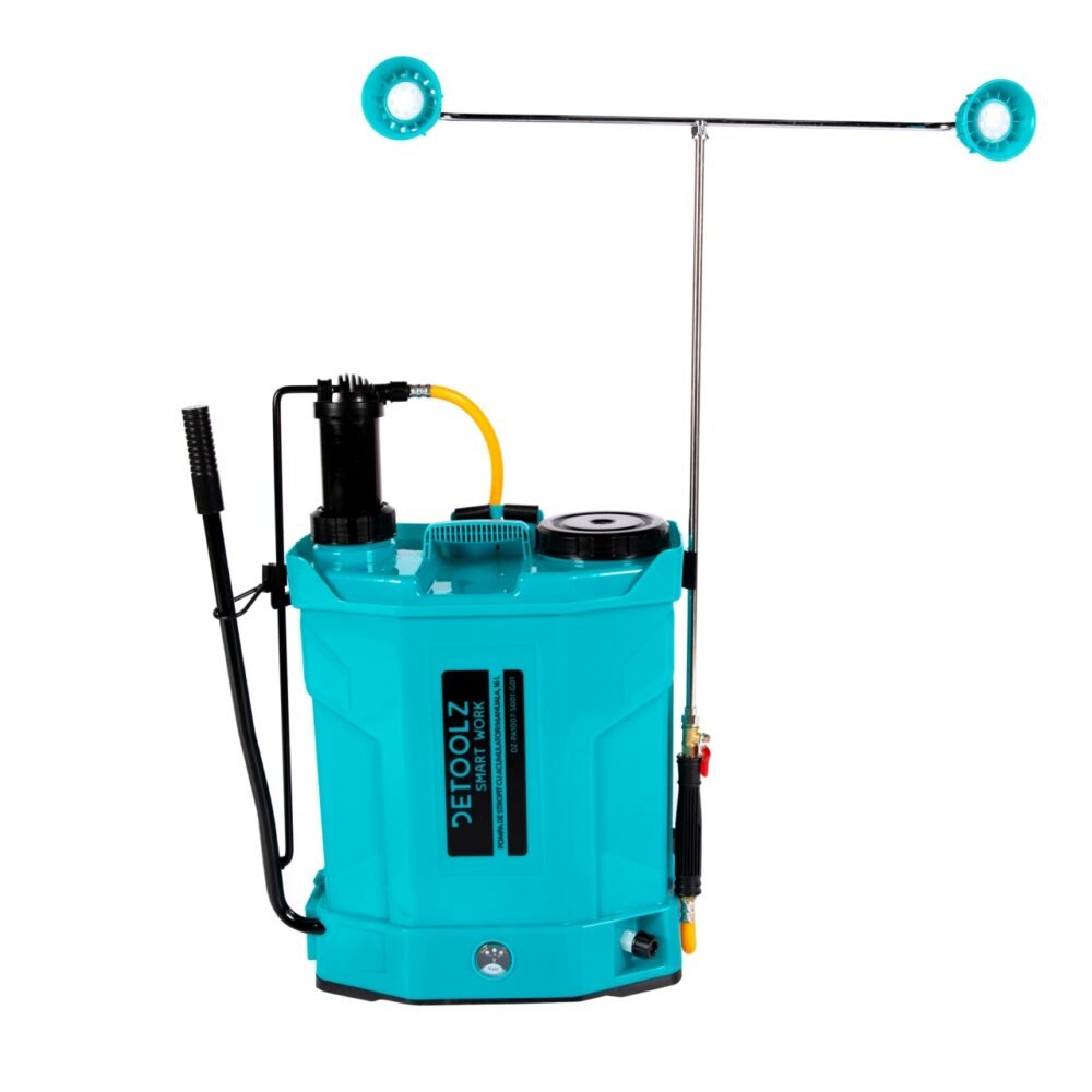 pompa de stropit detoolz capacitate 16l cu acumulator manuala 2