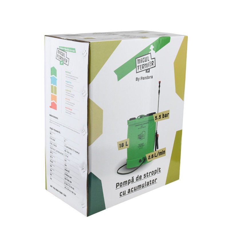 pompa de stropit micul fermier capacitate 18l pandora cu acumulator 3