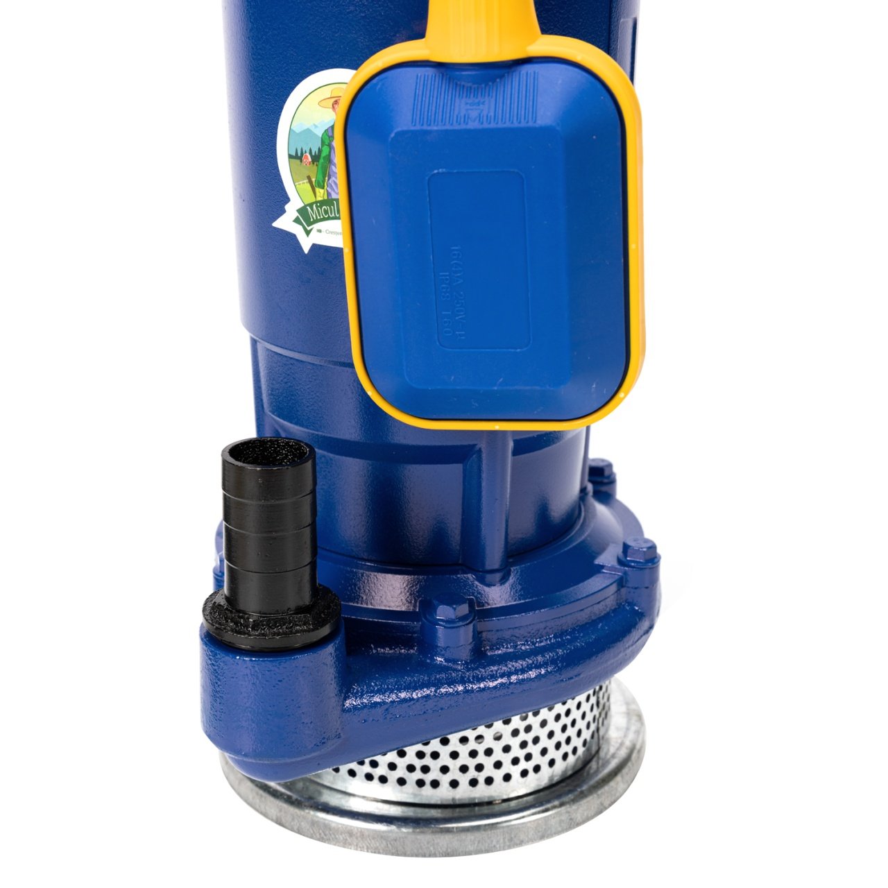 pompa evacuare micul fermier 055 kw debit maxim 3900 lh inaltime maxima de pompare 20m corp pompa fonta cu plutitor 7