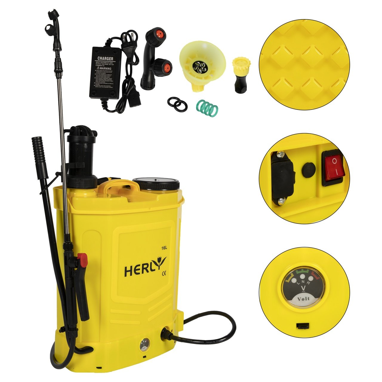 pompa stropit 2 in 1 acumulatormanuala 16l herly 5