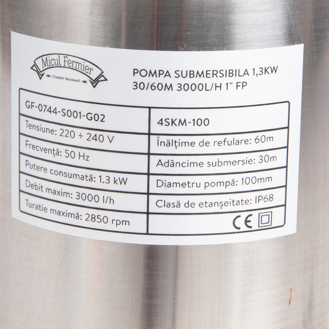 pompa submersibila 13kw 3060m 3000lh 1 fp 4