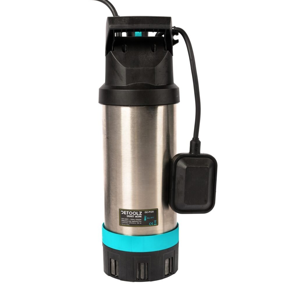 pompa submersibila inox cu plutitor 1000w 6300lh 1