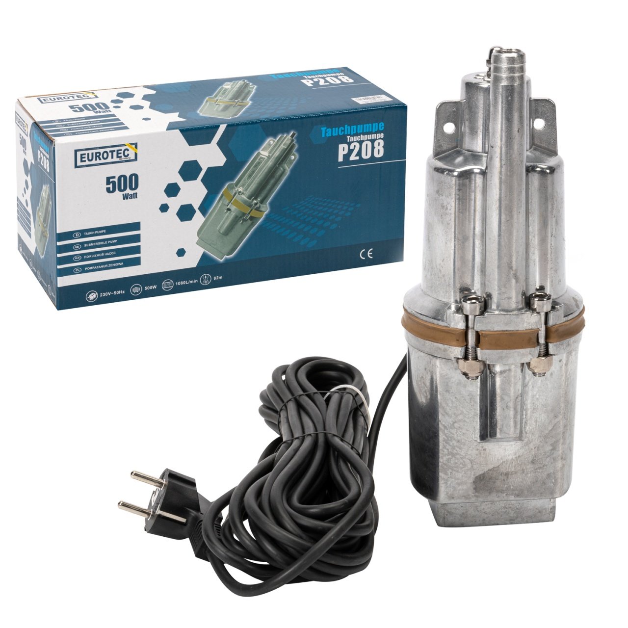pompa submersibila micul fermier 055 kw debit maxim 2400 lh inaltime maxima de pompare 60 m pe vibratii 4
