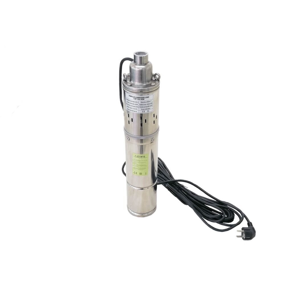pompa submersibila micul fermier 079 kw debit maxim 1800 lh inaltime maxima de pompare 65m cu snec 2