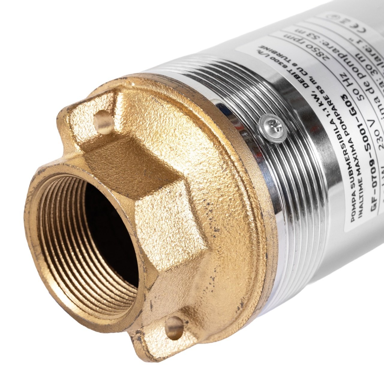 pompa submersibila micul fermier 11 kw debit maxim 6300 lh inaltime maxima de pompare 53m 8 turbine 5