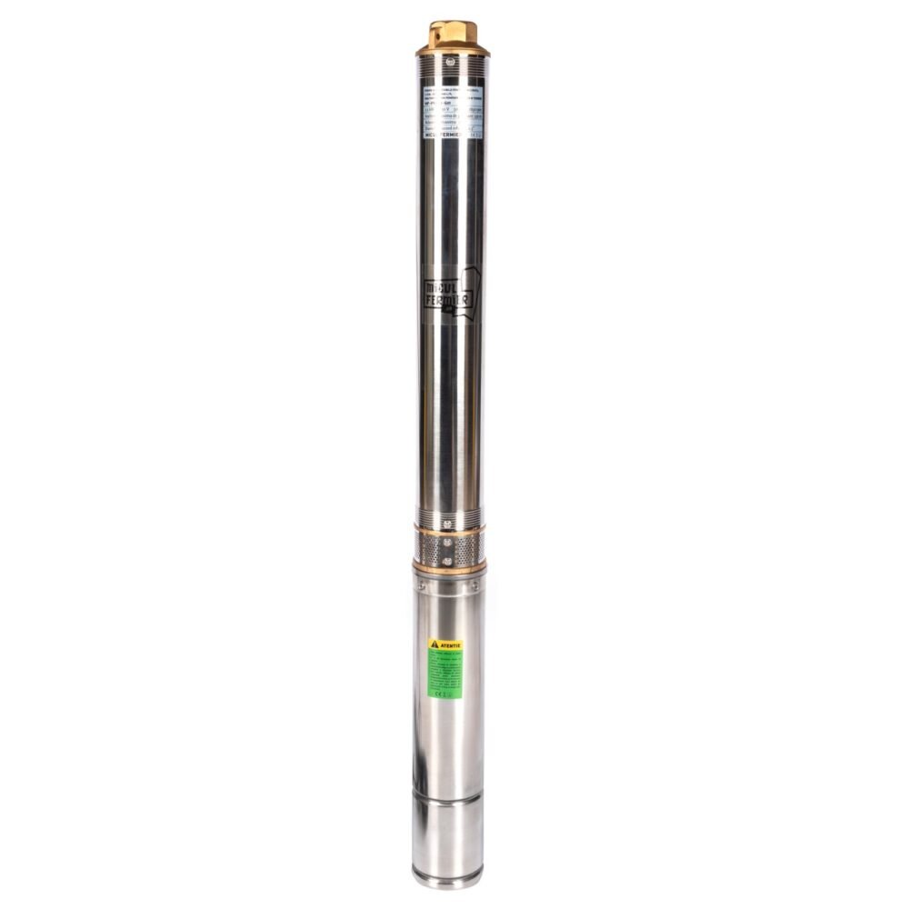 pompa submersibila micul fermier diametru 4 11 kw debit maxim 5400 lh inaltime maxima de pompare 130m 16 turbine 2