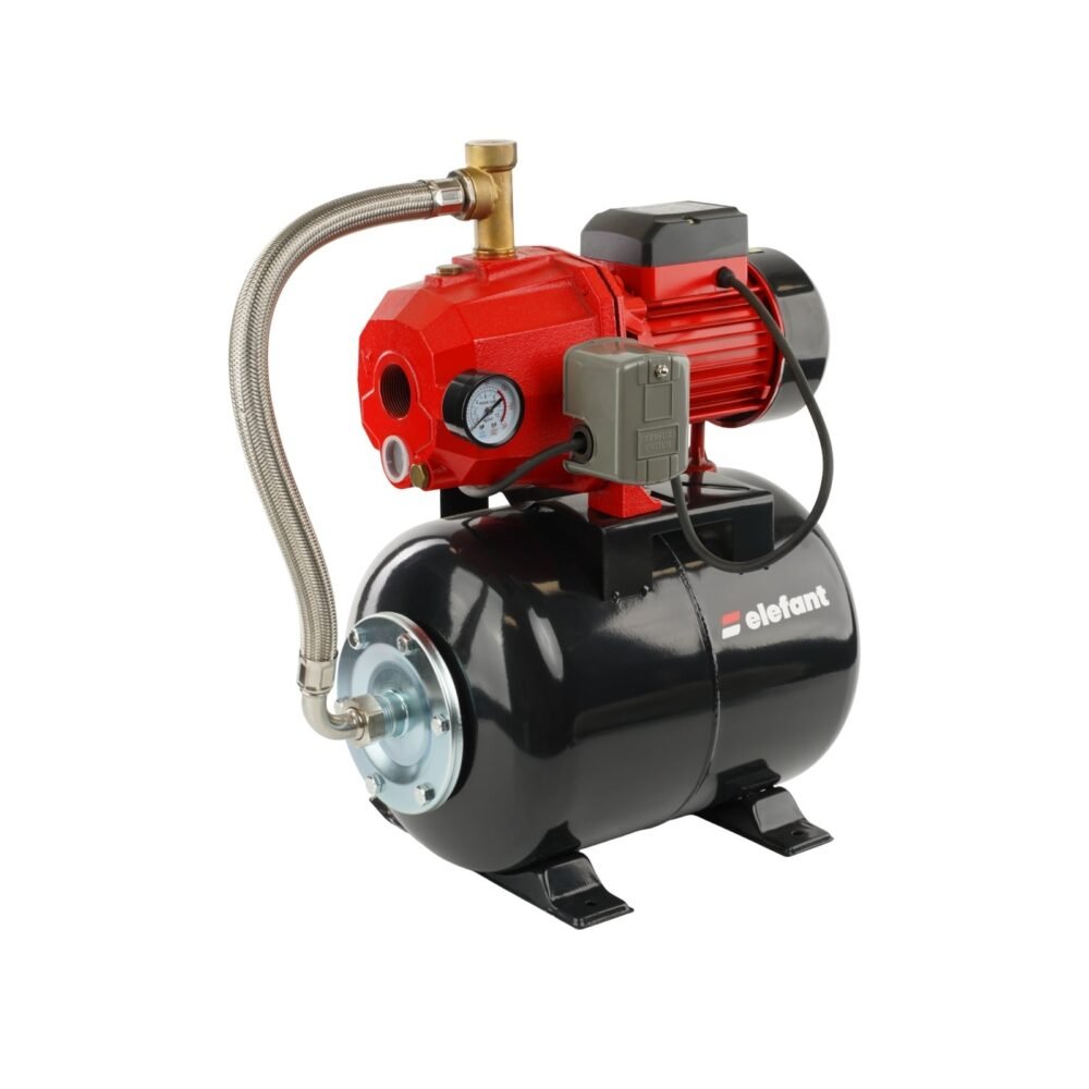 hidrofor cu ejector elefant autodp255 1100w rezervor 24l debit 80 lmin inaltime refulare 25 m 1